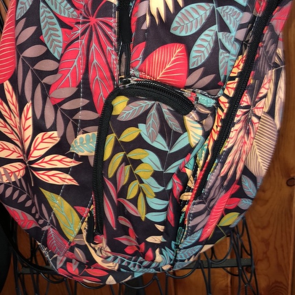 Tropical floral, cross, body bag, travel, bag, small travel bag carry bag purse​ - Picture 4 of 8
